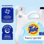 Tide Free & Gentle Liquid Laundry Detergent, 152 loads, 170 fl. oz.