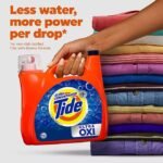 Tide Ultra Oxi Liquid Laundry Detergent, Fresh, 124 loads, 159 fl. oz.