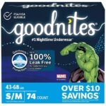 Goodnites Nighttime Bedwetting Underwear for Boys, Sizes Small - Extra Extra Large