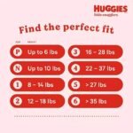 Huggies Little Snugglers Baby Diapers, Sizes Newborn-2