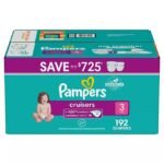 Pampers Cruisers Stay-Put Fit Diapers, Sizes:3-7