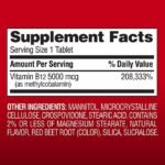 Member’s Mark Vitamin B12 Quick Dissolve Tablets, 5000 mcg, Cherry, 300 ct.