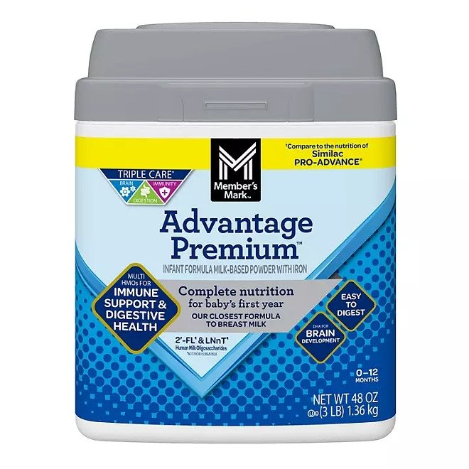Member's Mark, Advantage Premium, Infant Formula