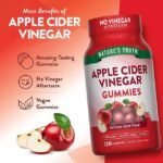 Nature's Truth Apple Cider Vinegar Gummies, 400 mg 120 ct.