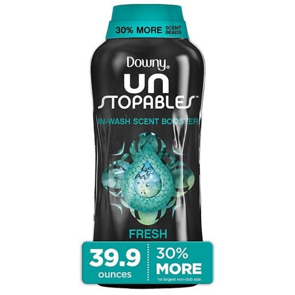 Downy Unstopables In-Wash Laundry Scent Booster Beads, Fresh, 39.9 oz