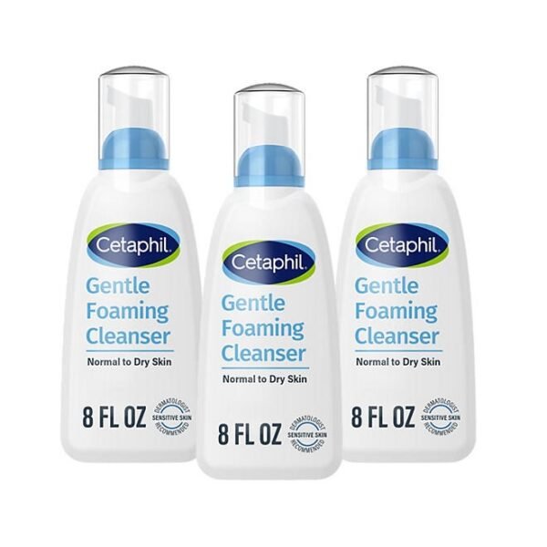 Cetaphil Gentle Foaming Cleanser, 8 fl. oz., 3 pk.