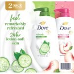 Dove Refresh & Rebalance Body Wash, 30.6 fl. oz., 2 pk.