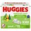 Huggies Natural Care Sensitive Baby Wipes, Fragrance Free, 17 pk., 1088 Wipes