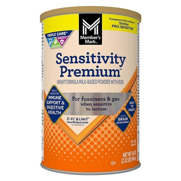 Member's Mark Sensitivity Premium Baby Formula, Choose Size