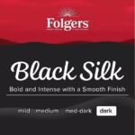 Folgers Dark Roast K-Cup Coffee Pods, Black Silk, 100 ct.