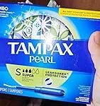 Tampax Pearl Super Tampons, Unscented, 96 ct.