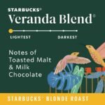 Starbucks Blonde Roast K-Cup Coffee Pods, Veranda Blend, 72 ct.