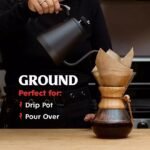 Death Wish Organic Dark Roast Ground Coffee, 34 oz.