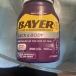 Bayer Back and Body Pain Reliever Aspirin with Caffeine, 500mg, 250 ct.
