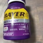 Bayer Back and Body Pain Reliever Aspirin with Caffeine, 500mg, 250 ct.