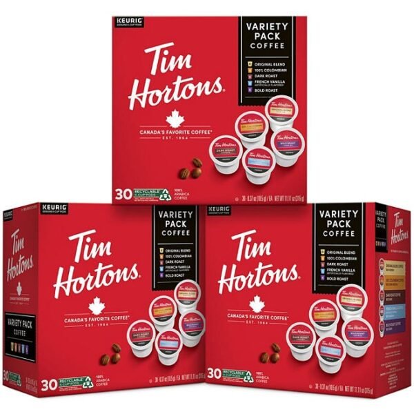Tim Hortons K-Cup Coffee Pods, Variety Pack, 90 ct.