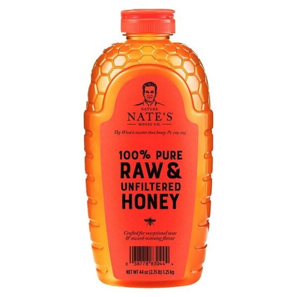 Nature Nate's 100% Pure Raw and Unfiltered Honey, 44 oz.