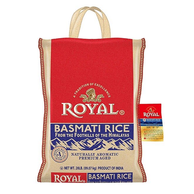 Royal Basmati Rice 20 lbs.