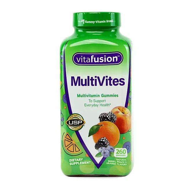 Vitafusion Multivites Daily Multivitamin for Men and Women Gummy Vitamins, 260 ct.