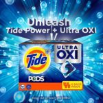Tide PODS Laundry Detergent Pacs, 4-in-1 Ultra Oxi, 104 ct.
