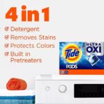 Tide PODS Laundry Detergent Pacs, 4-in-1 Ultra Oxi, 104 ct.