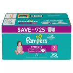 Pampers Cruisers Stay-Put Fit Diapers, Sizes:3-7