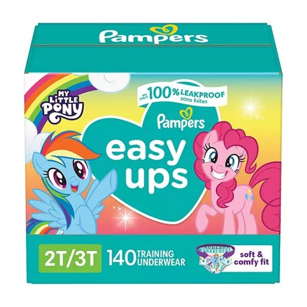 Pampers Easy Ups Training Pants Underwear, Sizes 2T-6T