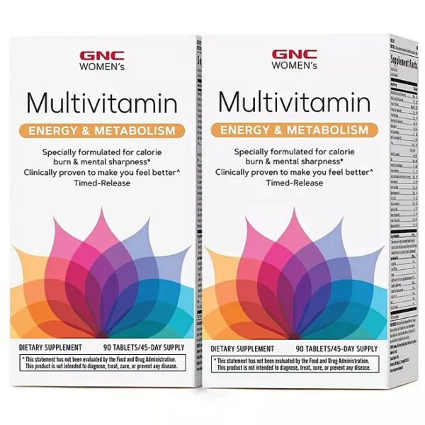 GNC Women's Mega Energy and Metabolism Multivitamin Tablets, 180 ct.