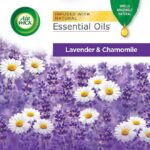 Air Wick Essential Oil Air Freshener, Lavender & Chamomile, 9 Refills