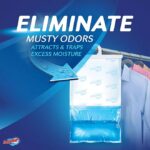 DampRid Max Moisture Absorber Hanging Bag, Fresh Scent 4 pk.