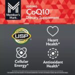 Member's Mark CoQ10 Softgels, 200 mg, 180 ct.