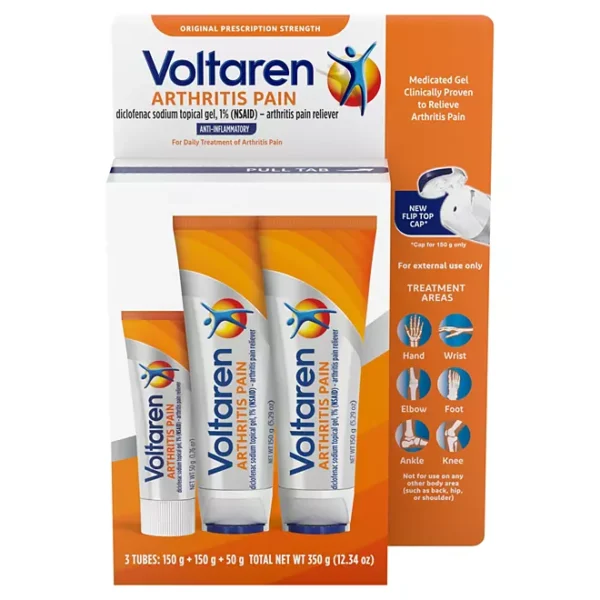 Voltaren Topical Arthritis Pain Relief Gel, 5.3 oz. 2 pk., + 1.7 oz.