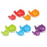 Learning Resources Snap-N-Learn Stacking Whales, Mixed Media