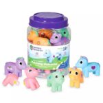 Learning Resources Snap-N-Learn Matching Unicorns, Mixed Media