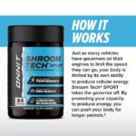 ONNIT Shroom Tech SPORT Pre-Workout Energy Support Supplement, 84 ct.