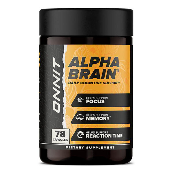 ONNIT Alpha BRAIN Premium Nootropic Brain Health Supplement, 78 ct.