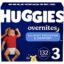 Huggies Overnites Nighttime Baby Diapers, Sizes 3-7
