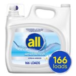 all Sensitive Fresh Liquid Laundry Detergent, Spring Breeze, 166 loads, 250 oz.