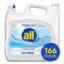 all Sensitive Fresh Liquid Laundry Detergent, Spring Breeze, 166 loads, 250 oz.