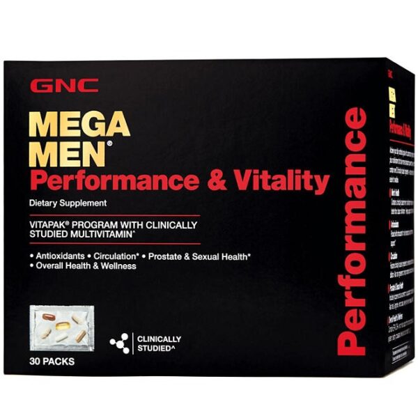 GNC Mega Men Performance and Vitality Vitapak Program, 30 ct.